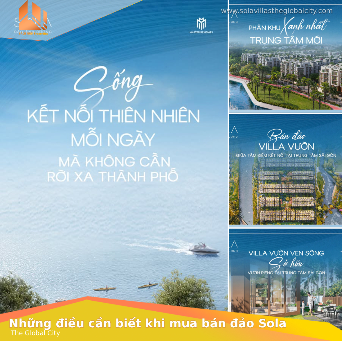 Những điều cần biết khi mua bán đảo Sola dự án The Global City