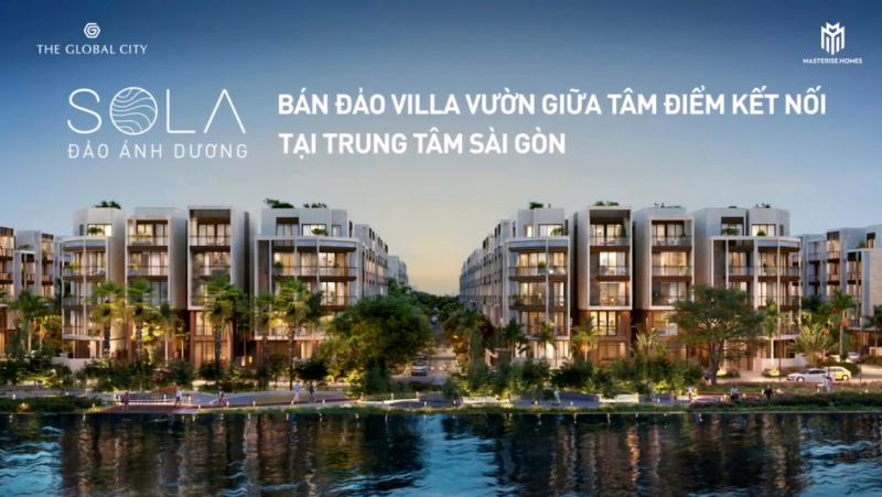 Vị thế "tam thủy tụ sinh" của SOLA Đảo Ánh Dương tuyệt tác ven sông
