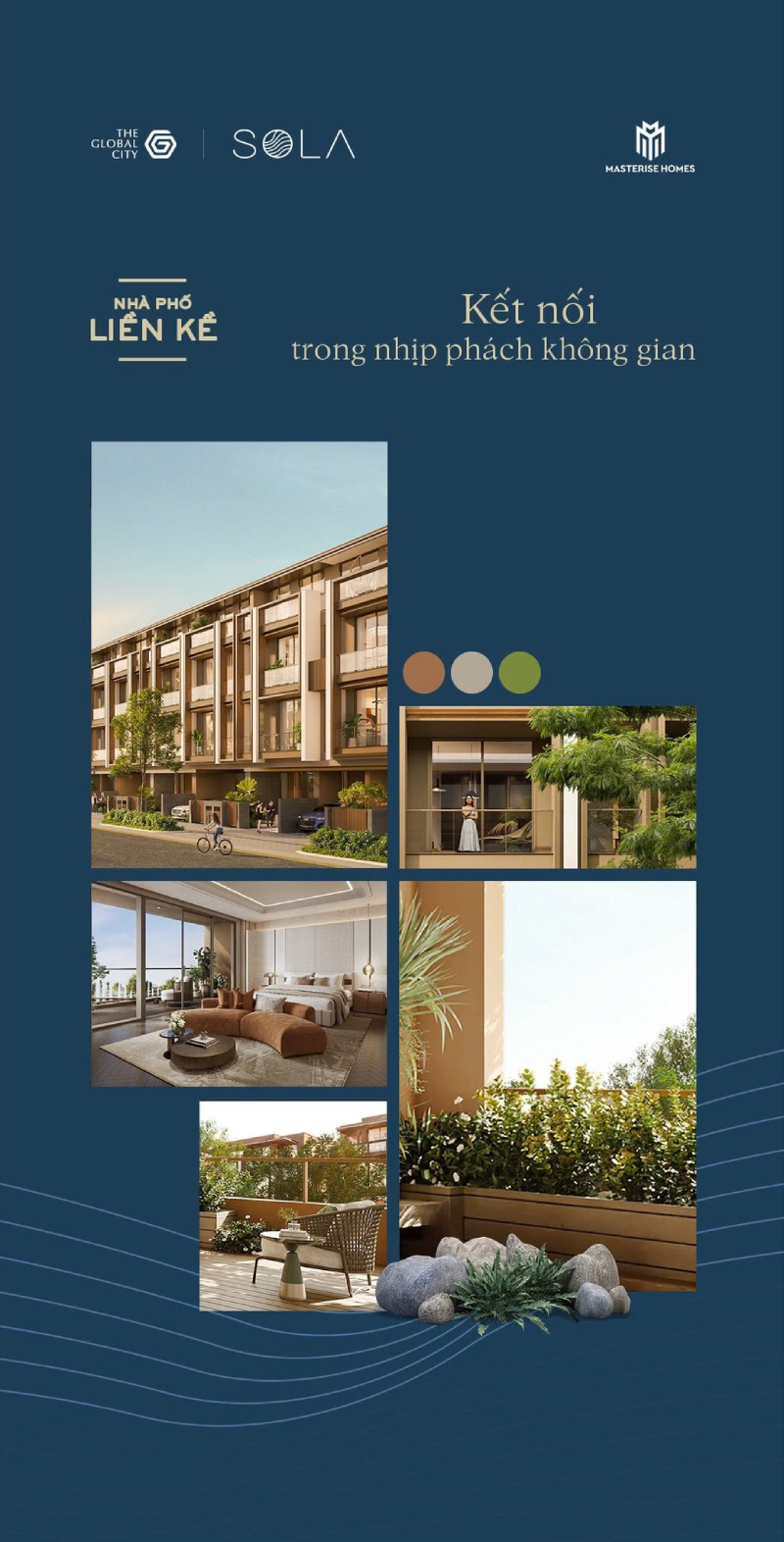 3. Điểm nhấn thiết kế nhà phố liền kề Sola: Kết Nối Hiện Đại