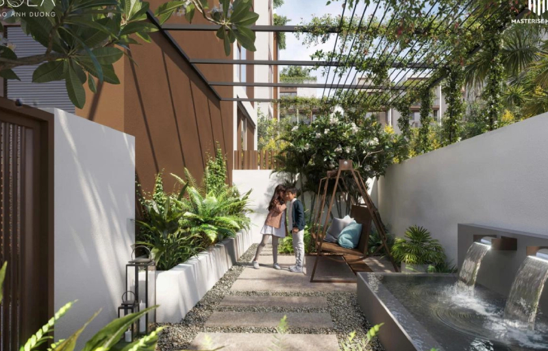 Vườn bên hiên nhà Sola Villa: Khoảng trời riêng phản chiếu dấu ấn cá nhân