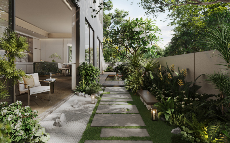 Biệt thự song lập bán đảo Sola với xu hướng kiến trúc mở lối cho nhịp sống đa thế hệ