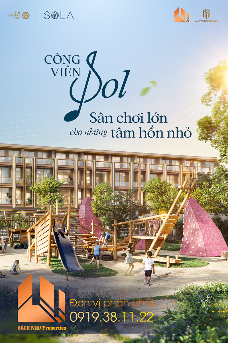 Công viên Sol bán đảo Sola sân chơi lớn cho những tâm hồn nhỏ - Bách Như Properties
