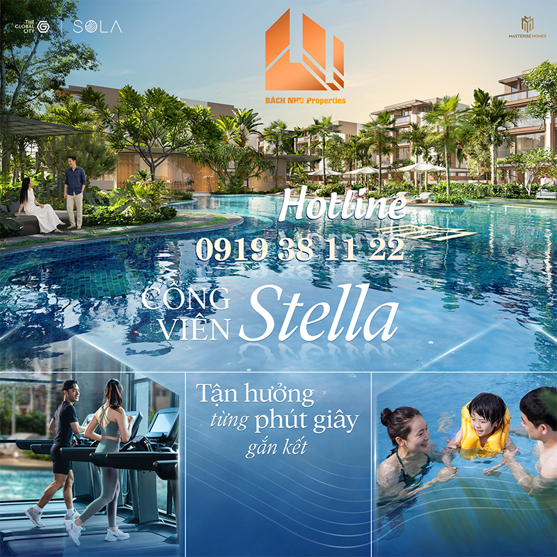 Công viên Stella Bán đảo Sola - Bách Như Properties