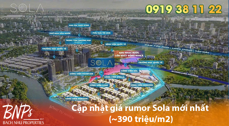 Giá rumor Sola The Global City - Bách Như Properties - BNPs