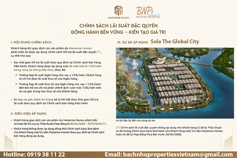 Sola có được áp dụng lãi suất cố định không - Bách Như Properties - BNPs