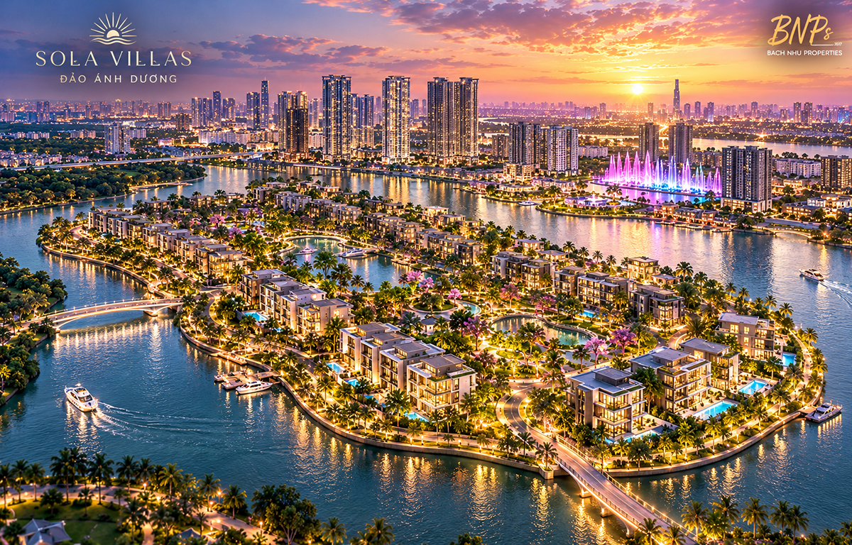 Sola Villas The Global City: Hưởng lợi kép từ quy hoạch hạ tầng TP. Thủ Đức